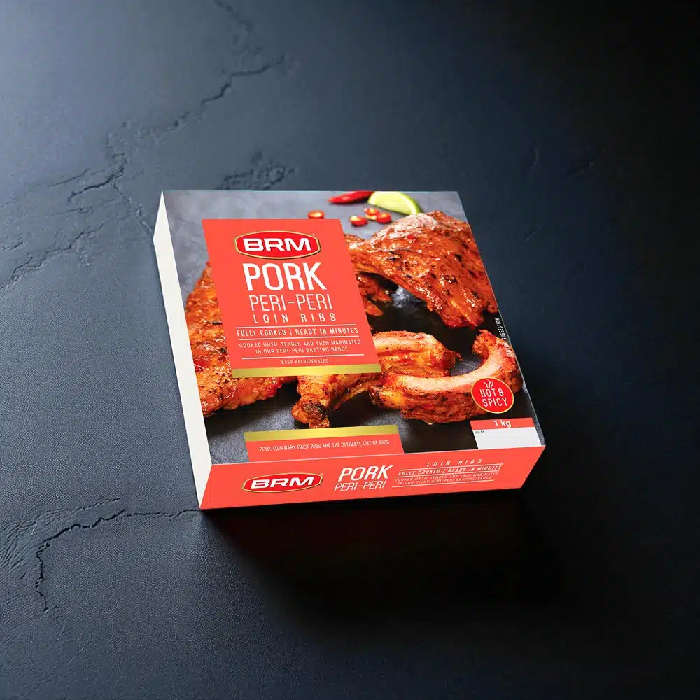 1KG – PORK LOIN RIBS PERI PERI