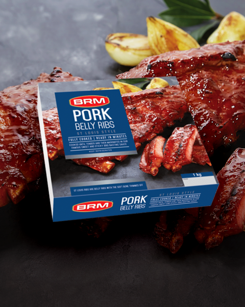 1kg – PORK BELLY RIBS – ST LOUIS STYLE