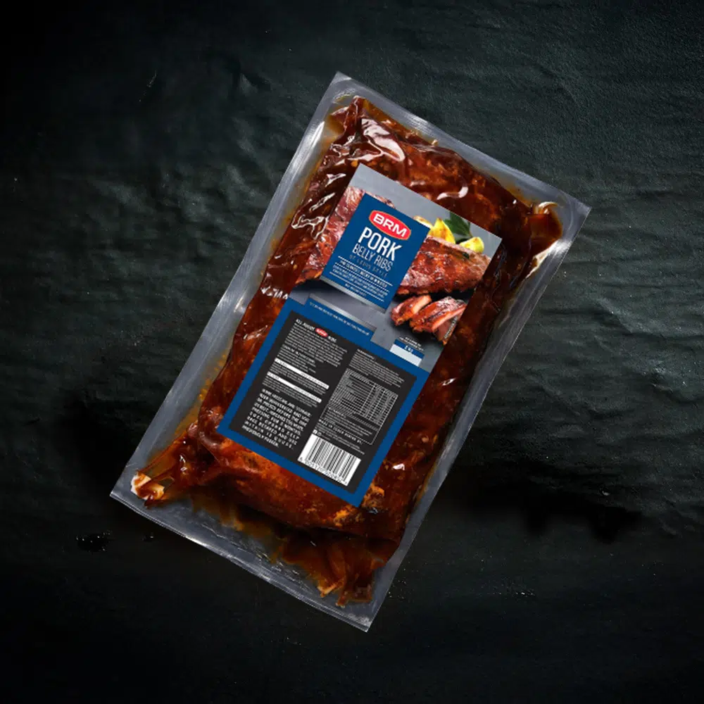 2KG – PORK BELLY RIBS – ST LOUIS STYLE