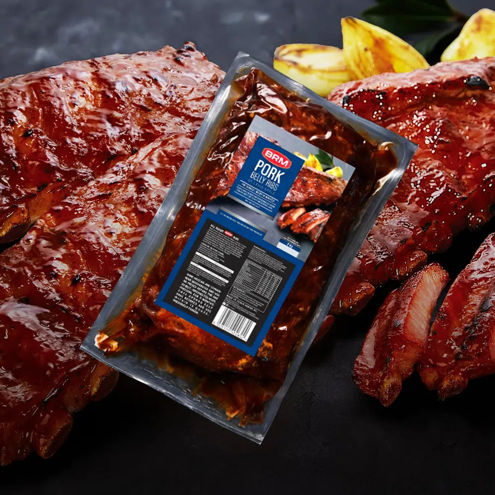 2KG – PORK BELLY RIBS – ST LOUIS STYLE
